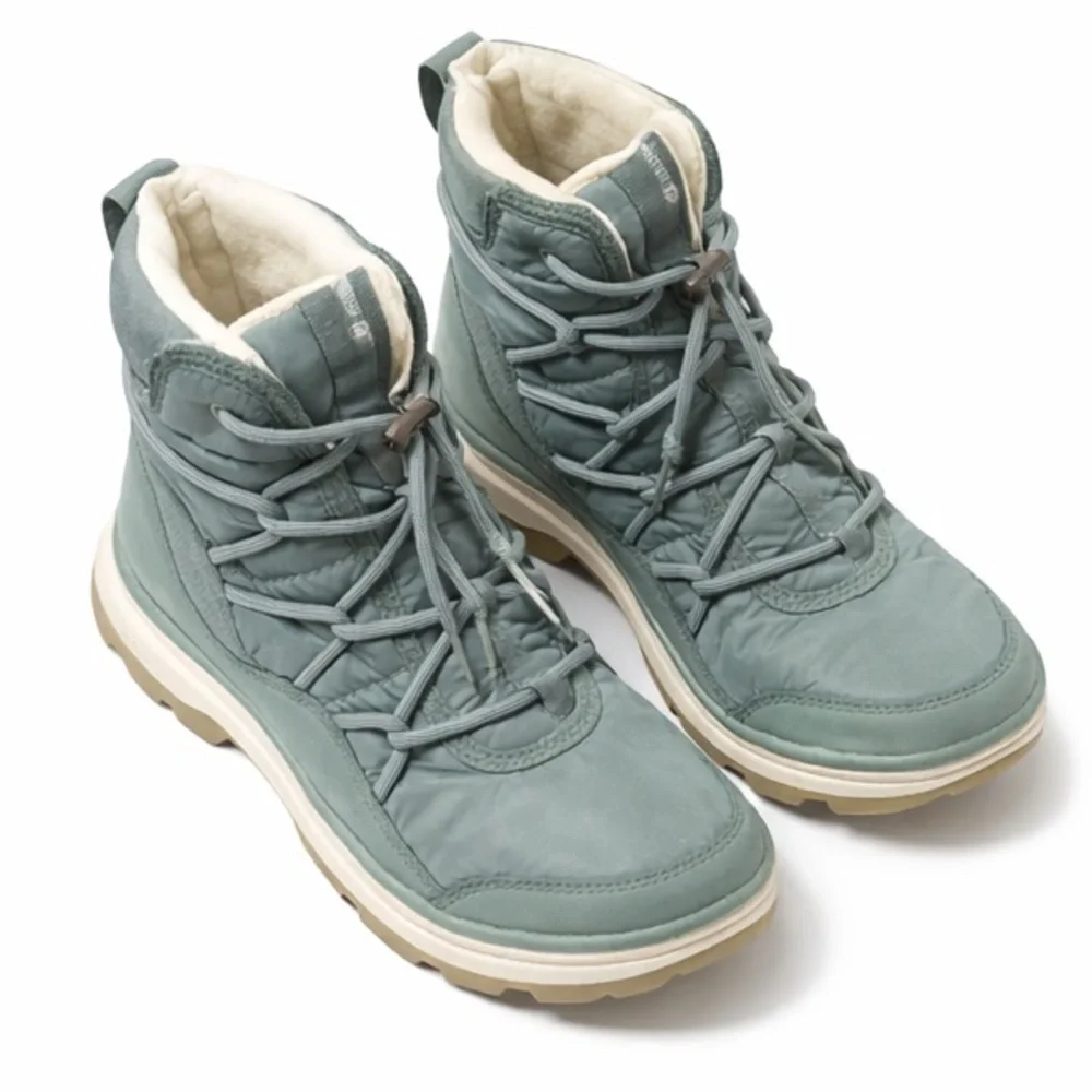 Ryka Brae Women's Teal Green Cold Weather Sneaker Lace Up Boots 6
